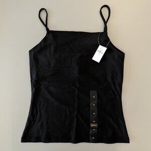 NWT Banana Republic Soft Stretch Camisole, Black, Size XS